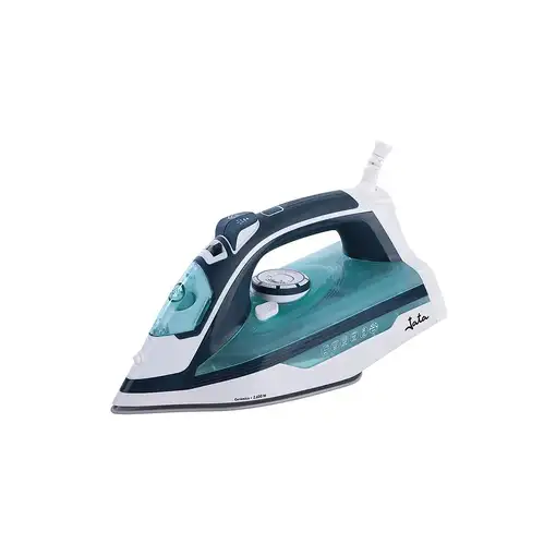 JATA PL598C plancha Plancha seco Suela de cerámica 2600 W Azul, Blanco