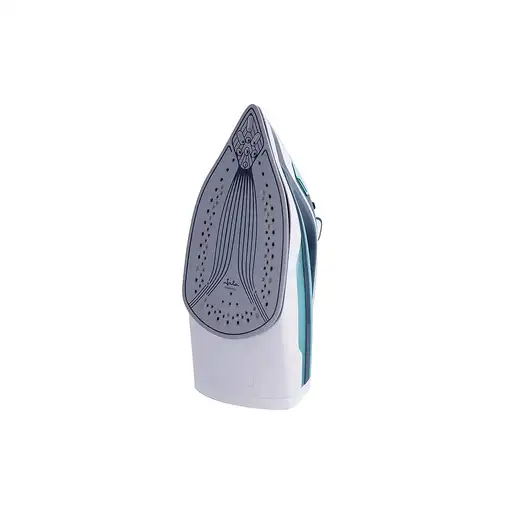 JATA PL598C plancha Plancha seco Suela de cerámica 2600 W Azul, Blanco