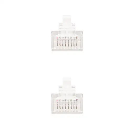 Nanocable CABLE RED LATIGUILLO RJ45 CAT.5E UTP AWG24, BLANCO, 2.0 M