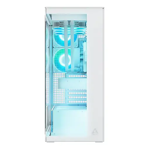 ARCTIC Xtender White (Clear Glass) Midi Tower Blanco