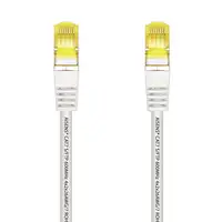AISENS Cable De Red Latiguillo RJ45 LSZH Cat.7 600 MHz S/FTP PIMF AWG26, Blanco, 2