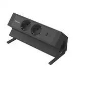 Fellowes 100137182 base múltiple 2 m 2 salidas AC Interior Negro Fellowes 100137182 base múltiple 2 m 2 salidas AC Interior Negro