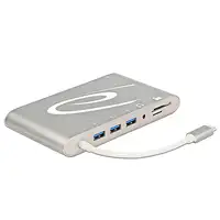 DeLOCK 87298 base para portátil y replicador de puertos USB 3.2 Gen 1 (3.1 Gen 1)