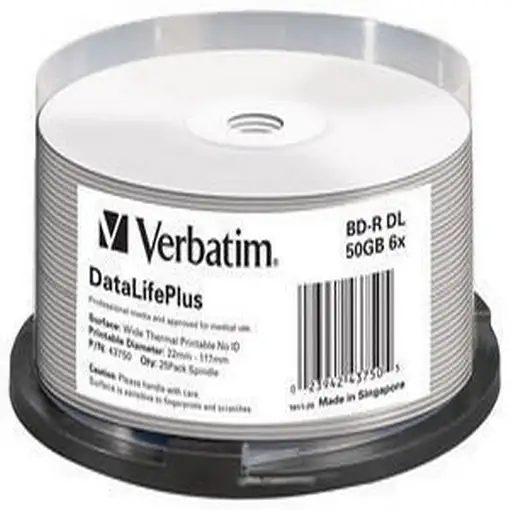 Verbatim DataLifePlus BD-R 50 GB 25 pieza(s)