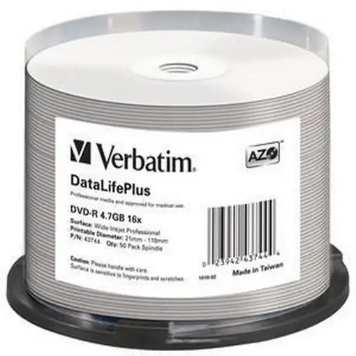 Verbatim DataLifePlus 4,7 GB DVD-R 50 pieza(s) Verbatim DataLifePlus 4,7 GB DVD-R 50 pieza(s)