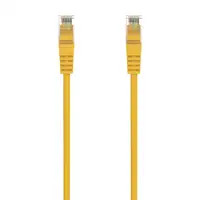 AISENS Cable de Red Latiguillo RJ45 LSZH Cat.6A 500 Mhz UTP AWG24, Amarillo, 30CM