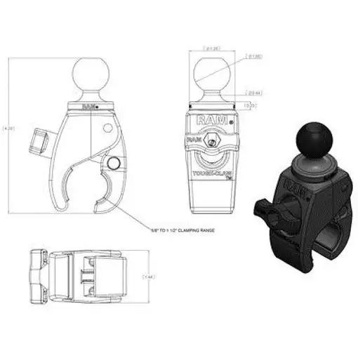 RAM Mounts RAP-B-400U accesorio o pieza para soporte