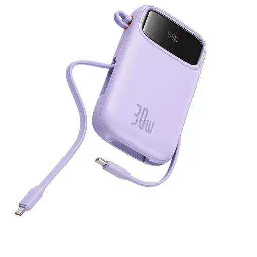 Baseus P10055008513-00 batería externa Polímero de litio 10000 mAh Púrpura Baseus P10055008513-00 batería externa Polímero de litio 10000 mAh Púrpura