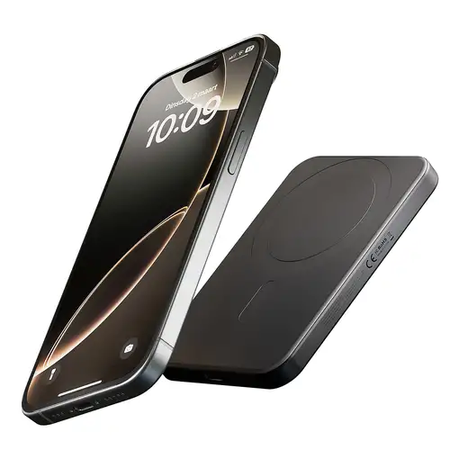 ZENS Pro 1 Slim 5000 mAh Cargador inalámbrico Negro