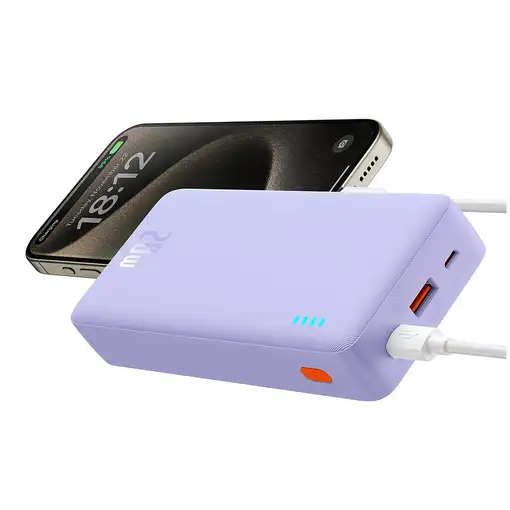 Baseus Airpow PPAP20K Polímero de litio 20000 mAh Violeta