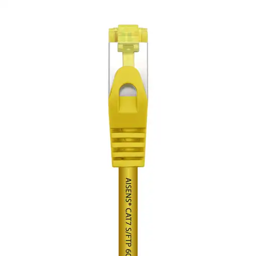 AISENS Cable De Red Latiguillo RJ45 LSZH Cat.7 600 MHz S/FTP PIMF AWG26, Amarillo,