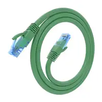 AISENS Cable De Red Latiguillo RJ45 Cat.6 UTP AWG26 CCA, Verde, 0.75 m