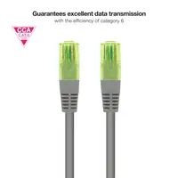 Nanocable Cable de Red Latiguillo RJ45 CAT.6 UTP AWG26 CCA, Gris, 30 cm