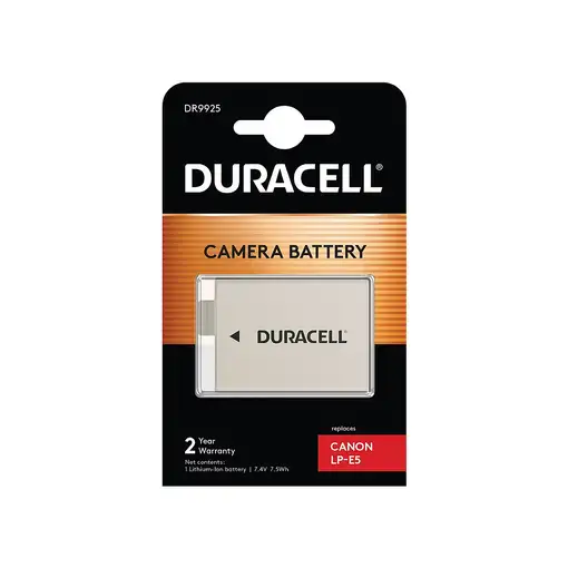 Duracell DR9925 batería para cámara/grabadora Ión de litio 1020 mAh