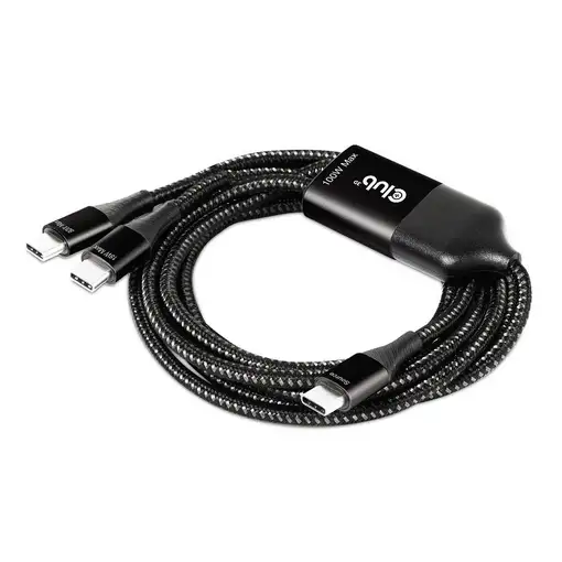 CLUB3D CAC-1527 cable USB 1,83 m USB C 2 x USB C Negro
