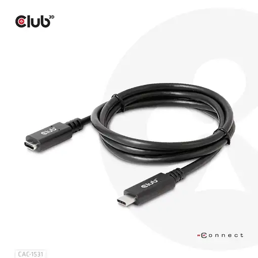 CLUB3D CAC-1531 cable USB 1 m USB C 2 x USB C Negro