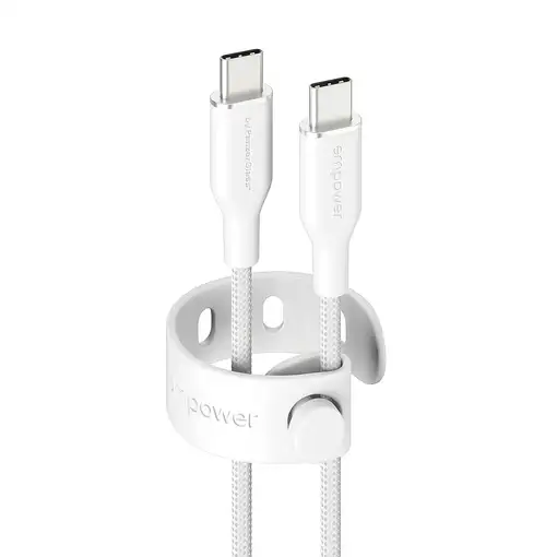 PanzerGlass empower™ by ® Racing 60W USB-C to USB-C Cable | USB 2.0 | 2M | Silver