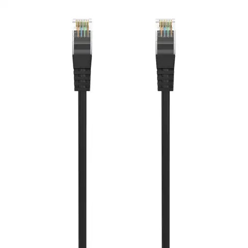 AISENS Cable de Red Latiguillo RJ45 LSZH Cat.6A 500 Mhz UTP AWG24, Negro, 1.5M