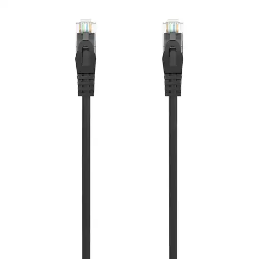 AISENS Cable de Red Latiguillo RJ45 LSZH Cat.6A 500 Mhz UTP AWG24, Negro, 1.5M