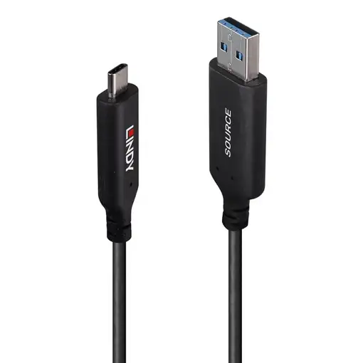 Lindy 43396 cable USB USB 3.2 Gen 1 (3.1 Gen 1) 25 m USB A USB C Negro
