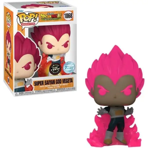 Figura Funko Pop! Dragon Ball Super Saiyan God Vegeta Modelo 1868|73695 Edición
