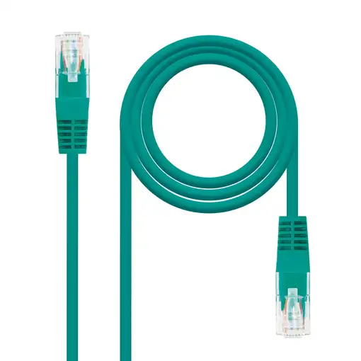 Nanocable 10.20.0401-GR cable de red Verde 1 m Cat6e U/UTP (UTP)