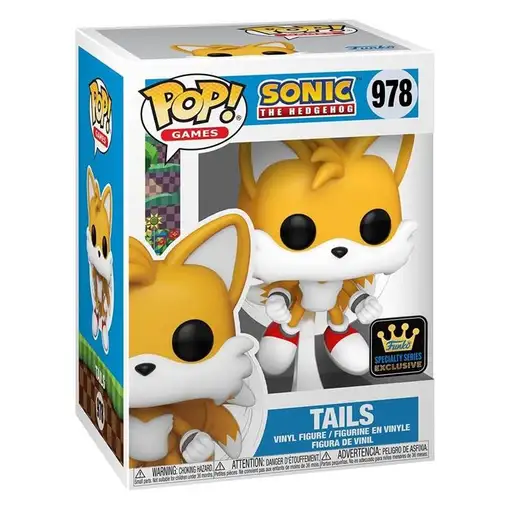 igura Funko Pop! Juegos Sonic The Hedgehog Tails Volando Modelo 978|82617 Ed.Excl