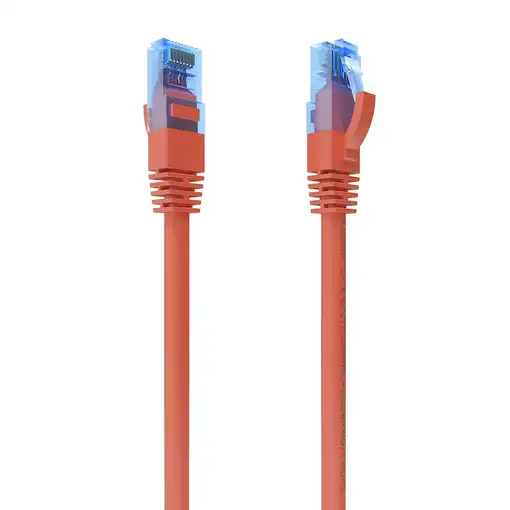 AISENS Cable De Red Latiguillo RJ45 Cat.6 UTP AWG26 CCA, Rojo, 0.5 m