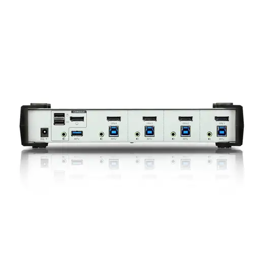 ATEN Switch KVMP™ DisplayPort USB 3.0 de 4 puertos (cables incluidos)