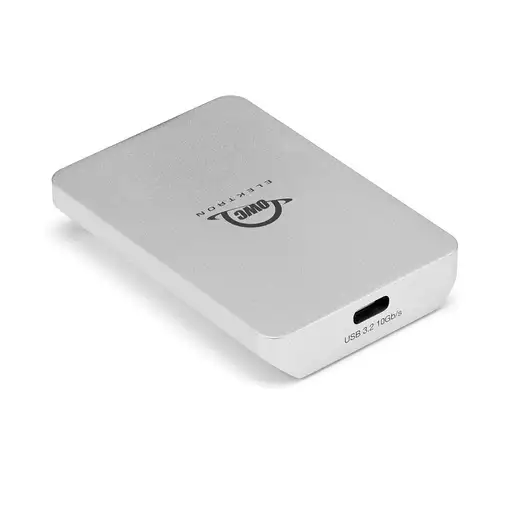 OWC Envoy Pro Elektron Caja externa para unidad de estado sólido (SSD) Plata M.2