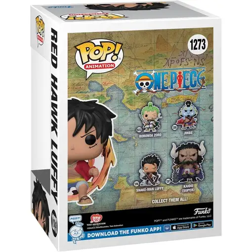 Figura Funko Pop! Animación One Piece Luffy Red Hawk Modelo 1273|62701 Ed.Especial