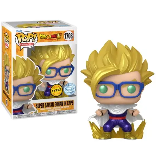 Figura Funko Pop! Bola de Dragón Z Gohan capa Modelo 1708|82464 Edición Especial