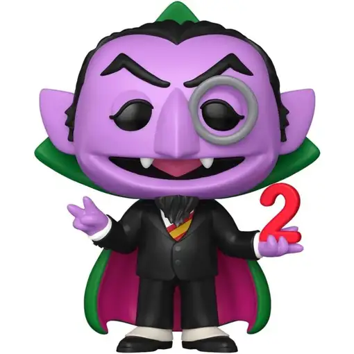 Figura Funko Pop! Barrio Sésamo el Conde Draco (The Count) Modelo 1792 | 86235