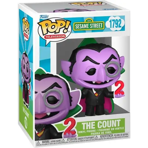 Figura Funko Pop! Barrio Sésamo el Conde Draco (The Count) Modelo 1792 | 86235