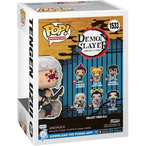 Figura Funko Pop! Animación Demon Slayer Tengen Uzui Modelo 1533 | 75574