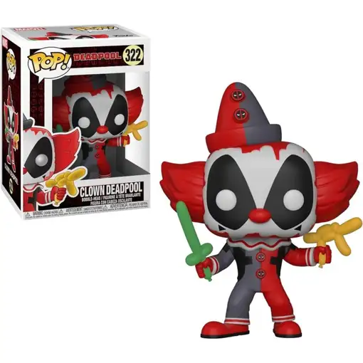 Figura Funko Pop! Marvel Deadpool Deadpool Payaso Modelo 322 | 31120
