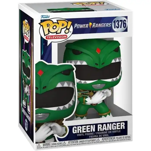 Figura Funko Pop! Televisión Power Rangers Ranger Verde Modelo 1376 | 72202