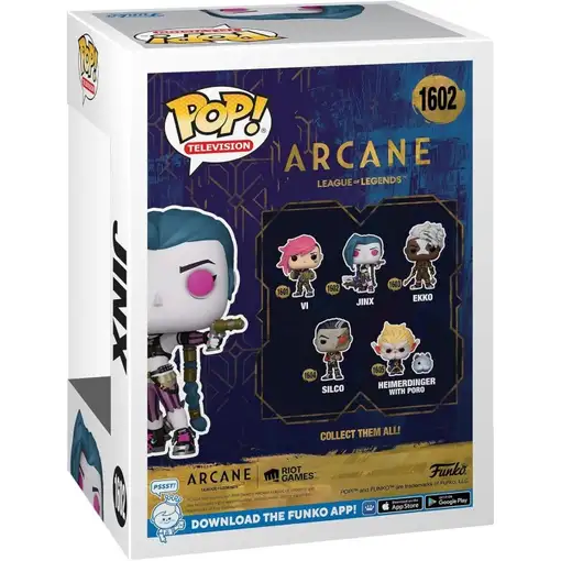 Figura Funko Pop! Televisión Arcane League of Legends Jinx Modelo 1602 | 75649