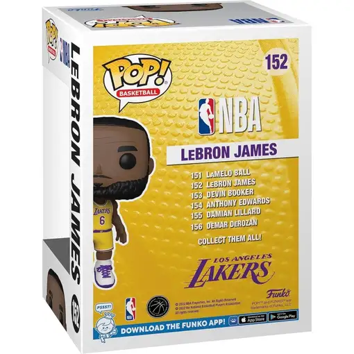 Figura Funko Pop! Baloncesto NBA Lakers Lebron James Modelo 152 | 65792