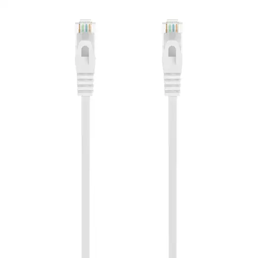 AISENS Cable de Red Latiguillo RJ45 LSZH Cat.6A 500 Mhz UTP AWG24, Blanco, 2.0M