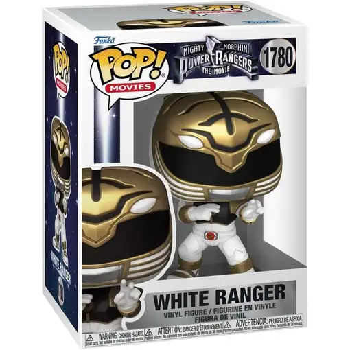 Figura Funko Pop! Televisión Power Rangers Ranger Blanco Modelo 1780 | 81198