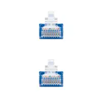 Nanocable CABLE RED LATIGUILLO RJ45 CAT.6 UTP AWG24, AZUL, 0.5 M