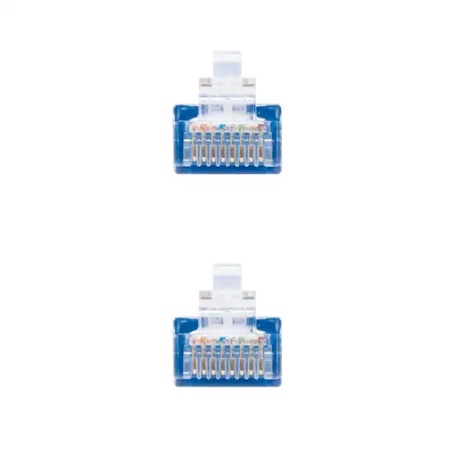 Nanocable CABLE RED LATIGUILLO RJ45 CAT.6 UTP AWG24, AZUL, 0.5 M