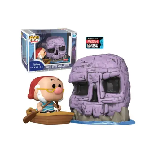 Figura Funko Pop! Town Disney Classics Smee con la Roca Calavera Modelo 32 | 67037