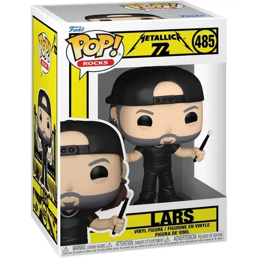 Figura Funko Pop! Rocks Metallica 72 Lars Modelo 485 | 87077