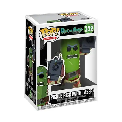 Figura Funko Pop! Rick & Morty Pickle Rick con láser 332 | 27862