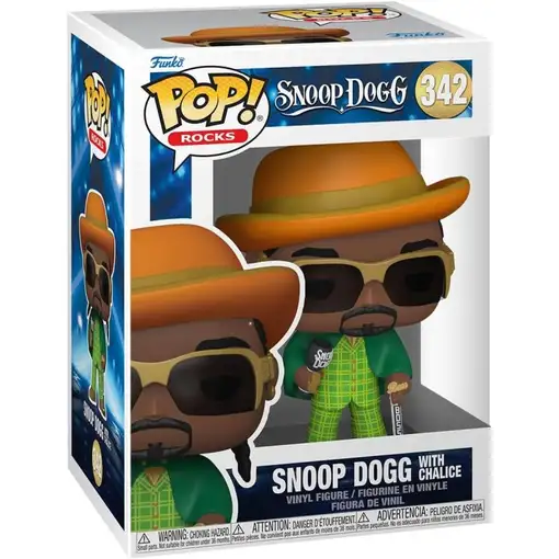 Figura Funko Pop! Rocks Snoop Dogg con Cáliz Modelo 342 | 70609