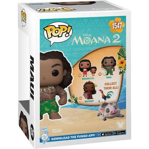 Figura Funko Pop! Películas Moana 2 Vaiana Maui Modelo 1547 | 79735