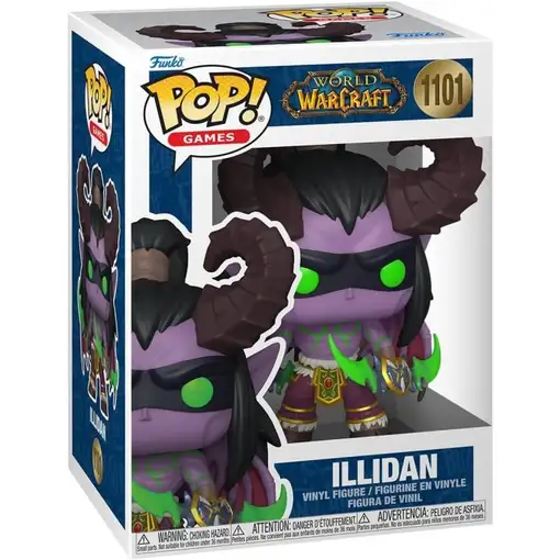 Figura Funko Pop! Juegos World Warcraft Illidan Modelo 1101 | 86108