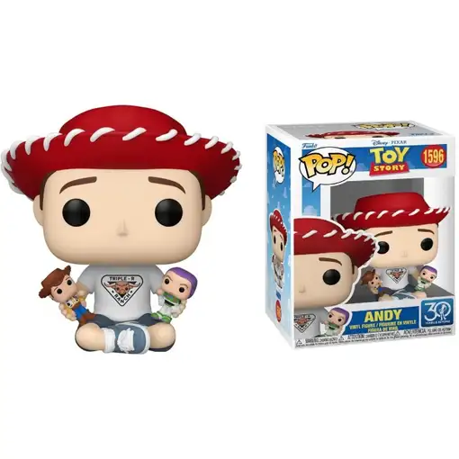 Figura Funko Pop! Disney Toy Story 30 Aniversario Andy Modelo 1596 | 86273